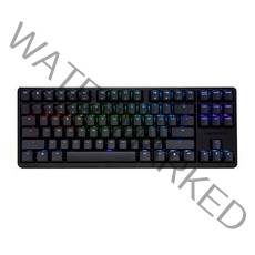 CHERRY 유선 기계식 키보드 적축, 텐키리스, G80-3000S TKL RGB, 블랙