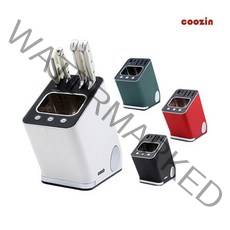 나이프케어 칼살균기 + 에지리 프레스티지 나이프 4종세트(칼갈이, 색상:루비 레드, 상세 설명 참조