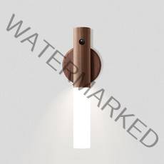 LED 원목 센서 무드등, 월넛색