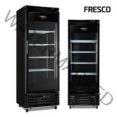 프레스코 프리미엄 직냉식 냉동고 올블랙 업소용 컵냉동쇼케이스 FRE-465DFAB, 상세페이지 참조