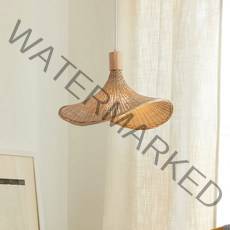 히트조명 오스틴 라탄 1등 펜던트 조명 지름 51.5cm D60049B, 베이지