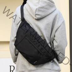 [담앤드솜 자이언트 힙색] 빅 사이즈 힙백 힙쌕 허리 어깨 쌕 색 백 방수 스포츠 운동 핸드폰 대형 남자 여자 여성 남성 가방 메신저 크로스 슬링백 물병 큰 여행 해외 여행용 등산