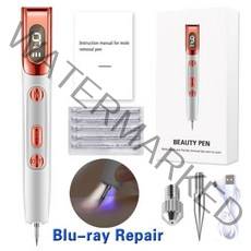 플라즈마 펜 피부 태그 리무버 사마귀 Verrugas 제거 레이저 점 유두종 주근깨 다크 스팟 문신 미용 기계182579, Set 1