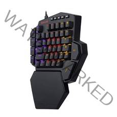 리드래곤 기계식 청축 유선키보드, 블랙, K585-RGB, 한손키보드