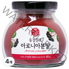 아로니아농산 동결건조 아로니아 분말, 4개, 60g