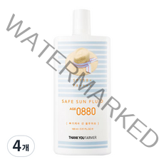 땡큐파머 세이프 선플루이드 AGE 0880 SPF50+ PA++++, 100ml, 4개