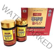 고려6년근 홍삼정 플러스 250g x 2병 추석 1+1 진세노사이드 활력충전 면역력강화 부모님선물, 4개