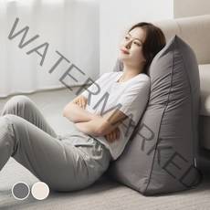 프랑떼 호텔식 롱슬림 삼각 등받이 등쿠션, 차콜