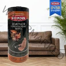 와이만 가죽 소파 자동차시트 클리닝티슈 30매, 1개