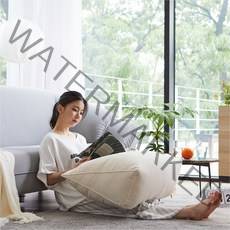 코멧 홈 캔버스 데일리 삼각등쿠션, 아이보리