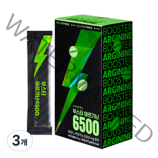 뉴트립 부스터 아르기닌 6500 25 g*15포, 3개, 375g