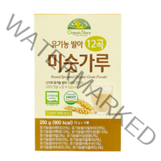 오가닉스토리 유기농 발아 12곡 미숫가루, 10개, 25g