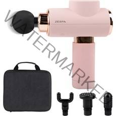 제스파 클래식 전신 무선 자동 마사지건, ZP2966(핑크 + 로즈골드)