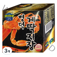 영덕농수산 영덕 게딱지장, 90g, 3개