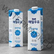 매일우유 오리지널, 900ml, 2개
