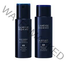 라네즈 옴므 블루 에너지 EX 단품 2종 세트 (토너 EX 180ml+로션 EX 125ml), 스킨+로션