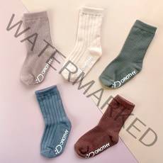 코코비도로시 아동용 로웰골지 양말 5족세트