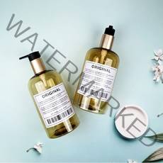 블랑홈 욕실 주방 모던 디스펜서 샴푸 린스 세제 리필통 리필용기, 1개, 샴페인골드520