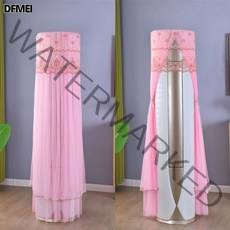 DFMEI 에어컨커버 원통형 에어컨 방진커버 스탠드형 원통형 캐비닛은 꺼지지 않습니다, 화단금단분, 에어컨 높이 175 일반