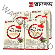 일양약품 굿모닝 간건강 밀크씨슬, 30정, 4개