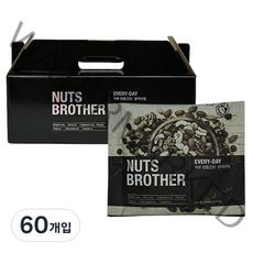 너츠브라더 하루 한줌견과 블랙라벨 선물세트, 25g, 60개입