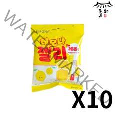 경남제약 레모나 젤리 레몬맛, 10개, 43g