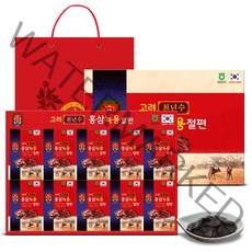 명기삼 고려천년수 홍삼녹용절편 + 쇼핑백, 20g, 10개