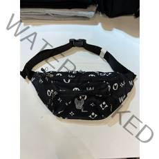 라이프워크 유니) 라독 와펜 힙색 LW245BG940-1 패턴블랙, Free