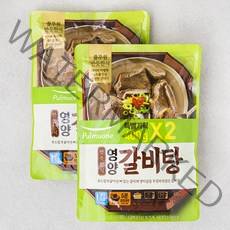 풀무원 반듯한식 영양갈비탕, 400g, 2개