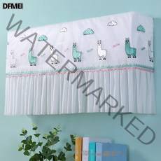 DFMEI 에어컨 후드 걸이 에어컨 더스트 커버 풀백 불출 방지 직송형 에어컨 커버, 그린 낙타 스트레이트 드라이 핏, 100개 풀백 3개 묶음