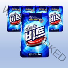 비트 분말 세탁세제 일반용, 6kg, 1개