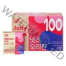 하루한봉 매일견과 세트 / 졸리넛츠 넛츠 오리진 100봉 / 대용량 / 건강 간식, 20g, 100개