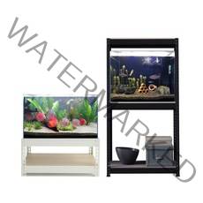 스피드랙 어항선반 W1100, 1100x300, 900x3단, 블랙