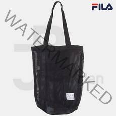 휠라 SEA YA 와펜 메쉬 숄더 여름 에코백 FS3BCD5330X, 000, 블랙:000