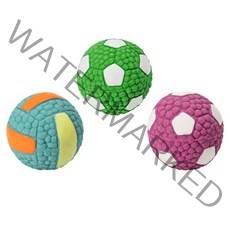 딩동펫 반려동물 라텍스 스케일링 공 랜덤배송, 혼합색상, 3개