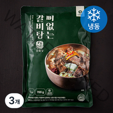 안원당 뼈없는 갈비탕 (냉동), 700g, 3개