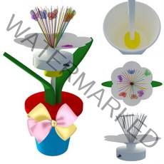 꽃과 나비 조명 등 LED 무지개 빛 광섬유 과학 미술 놀이 교육 교구 만들기 꾸미기 방과후 초등 DIY 키트