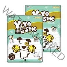 요요쉬 배변패드 패밀리 무향 10매 X 2팩
