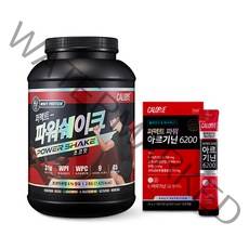 칼로바이 퍼펙트 파워쉐이크 김종국 헬스 단백질 보충제 초코맛 2kg+고함량 아르기닌6200