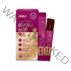 [먹기편한 젤리스틱] GNM 엘 L 아르기닌 6000 맥스 타우린 비타민C / 비타민B 블랙마카분말 오르니틴염산염, 15포, 375g, 1개