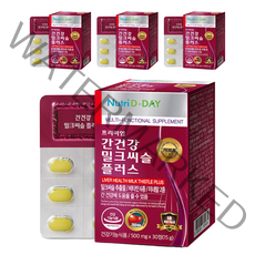 뉴트리디데이 프리미엄 간건강 밀크씨슬 플러스, 30정, 15g, 4개