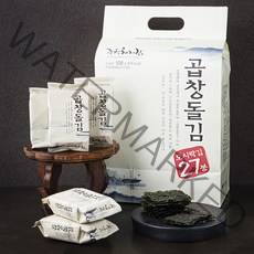 해저식품 광천해저 곱창돌김 도시락김 27봉, 108g, 1개