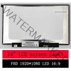 휴대용모니터 포터블스크린 14 인치 레노버 ideapad S34014API 81NB S34014IIL 81WJ 81VV S34014 LCD 모니터 화면 패널 19201080 FHD, 2.FHD IPS 72 NTSC