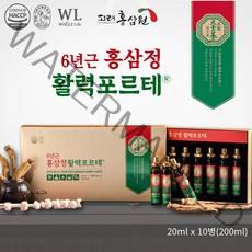 고려 홍삼원 6년근 홍삼정 활력포르테 소중한 가족의 건강과 고마운 분에게 감사의 마음을 정성껏 만든 6년근 홍삼정 활력포르테, 30개, 20ml