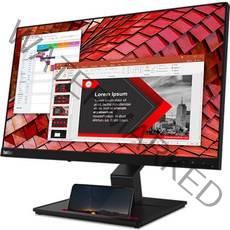 레노버 60.452cm FHD 터치스크린 IPS WLED sRGB 모니터 62C5GAR1WW, ThinkVision T24t-20