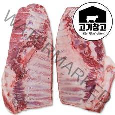 점보 스페어립(원육) 2.2kg 살많은/통스페어립/슬라이스 선택가능/바베큐용/숯불구이용/등갈비/폭립/로인립, 1개