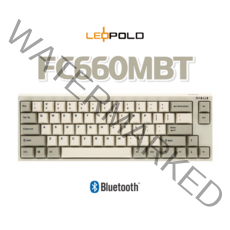 레오폴드 FC660MBT PD 화이트 투톤 [유/무선 지원] 미니 기계식 키보드, 갈축, 한글자판