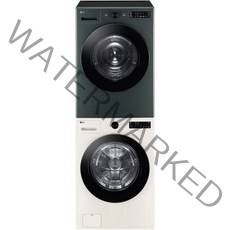 LG전자 트롬 오브제컬렉션 드럼세탁기 19kg + 건조기 19kg + 키트 세트 KFG19EN-9GN 방문설치, 네이처 베이지(드럼세탁기), 네이처 그린(건조기)